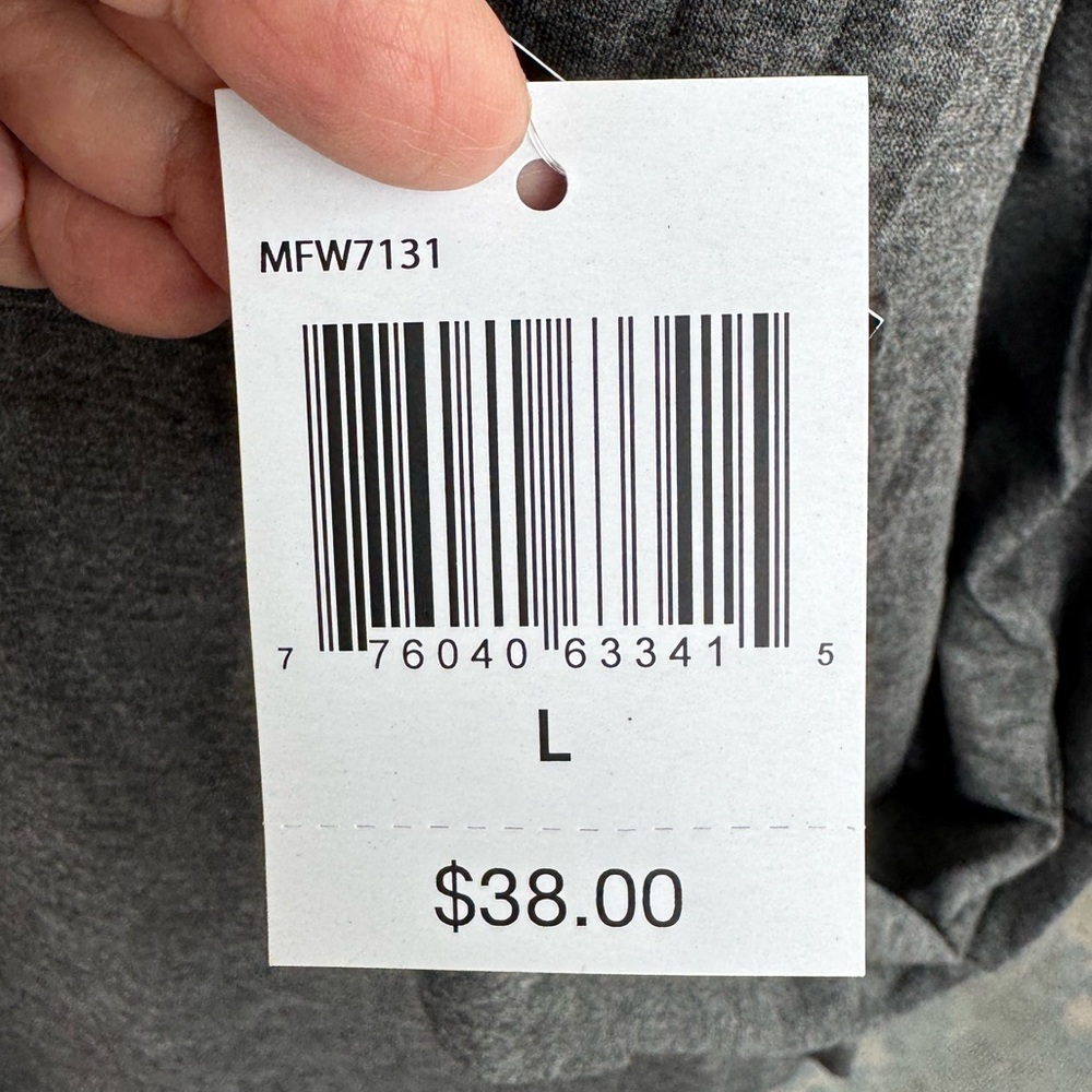 Maidenform Gray V-Neck Long Sleeve Sleep or Lounge Top - Picture 4 of 7
